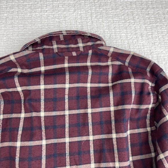 Fjallraven Men's Casual Button Down Shirt - Red and Blue Plaid - Picture 16 of 16